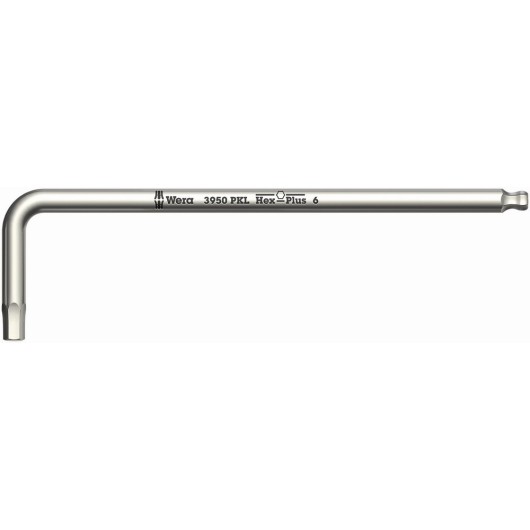 Llave Acodada Hexagonal Larga Con Bola 02,0X101 22701