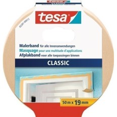 Cinta Adh Pintor 19Mmx50Mt Crepe Bei/Cl Lisa 5281 Tesa