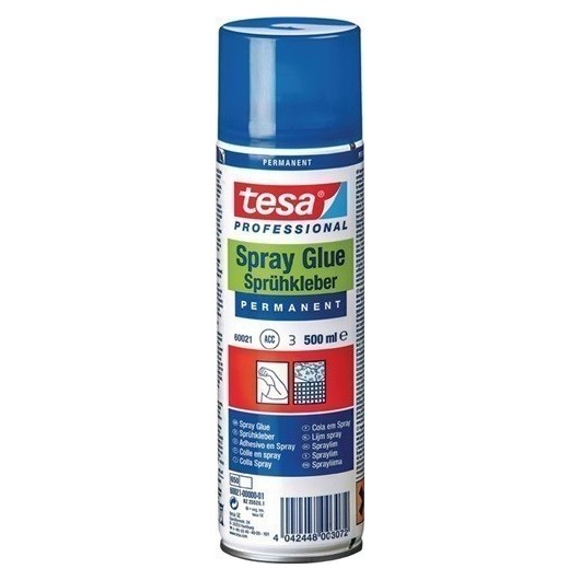 Pegamento Contacto Permanente Transp 500Ml Spray 60021 Tesa