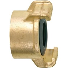 Acople Riego Roscado Hembra 1" Laton Garra 40Mm Geka Plus