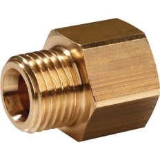 Racor Reductor Laton Rosca Exterior G 1/2 Pulg. Rosca Interi