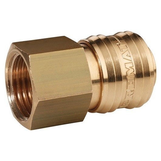 Acoplamiento Neum Rap Laton Boquilla Dn7,2-Rosca Hembra 3/8"