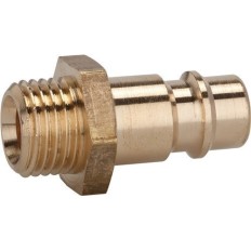 Racor Laton Brillante Conector Dn 7,2 Rosca Exterior G 3/8 P