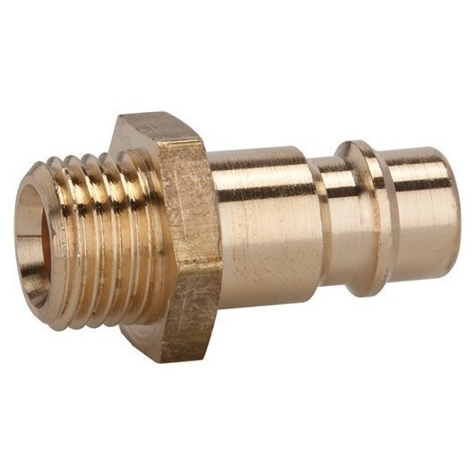 Racor Laton Brillante Conector Dn 7,2 Rosca Exterior G 3/8 P