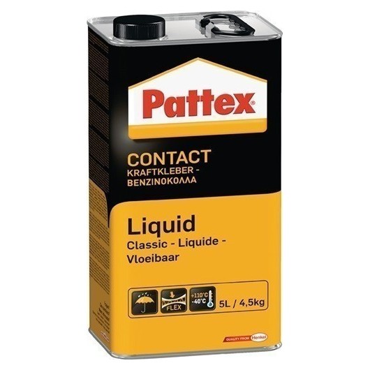 Pegamento Multimateriales 4,5Kg Bidon Pattex Classic Liquid