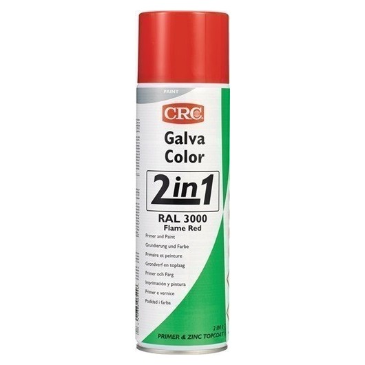 Spray Protector De Color Galvacolor Rojo Fuego Ral 3000 500