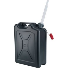 Bidon Trasv.Liq. Carbur. 350X175X480Mm 20Lt C/Can Hdpe Negro