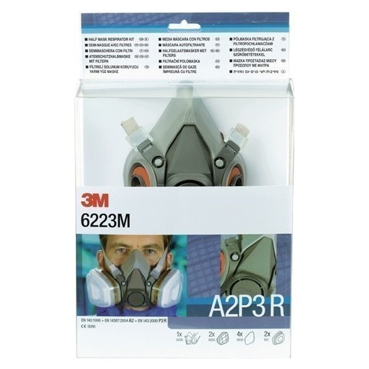 Set Mascarilla Parcial De Protecc. Resp. 6223 - Kit - A2P3R