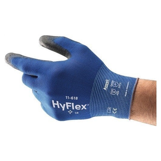 Guante Hyflex 11-618 Tamaño 8 Azul/Negro En 388 Categoria Ep
