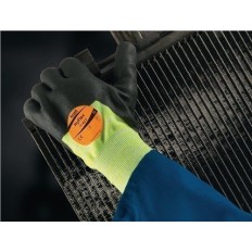 Guante Hyflex 11-427 Tamaño 10 Gris/Amarillo Claro En 388, E