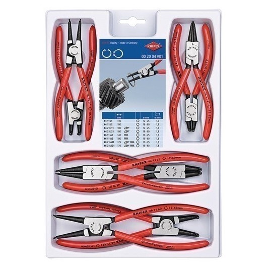 Juego De Alicates Para Arandelas 8 Uds. Perforacion Autoserv