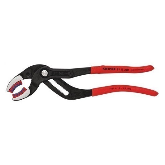 Tenaza Tuberias/ Racores 250Mm An. 10-75Mm Neg M/Plas Knipex