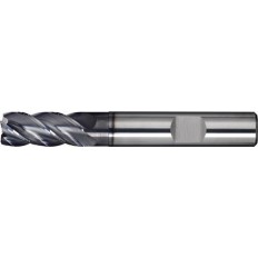 Fresa Frontal Din 6527 L Inox Hpc Diam. Nominal 5 Mm Vhm Tia