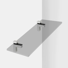 Soporte para estante de madera/cristal