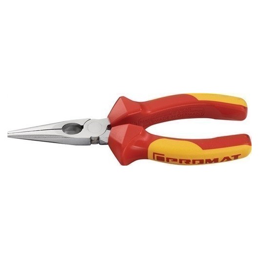 Alicate B/Plana Semired Filo 160Mm Cromado Vde M/Bim Promat