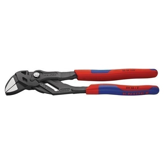 Tenaza Aju Rapido Boton 250Mm An. 52Mm Negra M/Bim Knipex