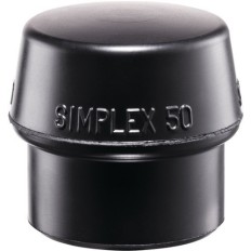 Boca De Maza Simplex Diam. Cabeza 30 Mm Goma Negra Semidura