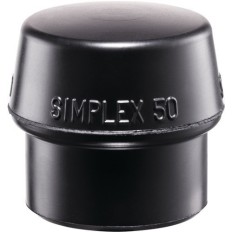 Boca De Maza Simplex Diam. Cabeza 60 Mm Goma Negra Semidura