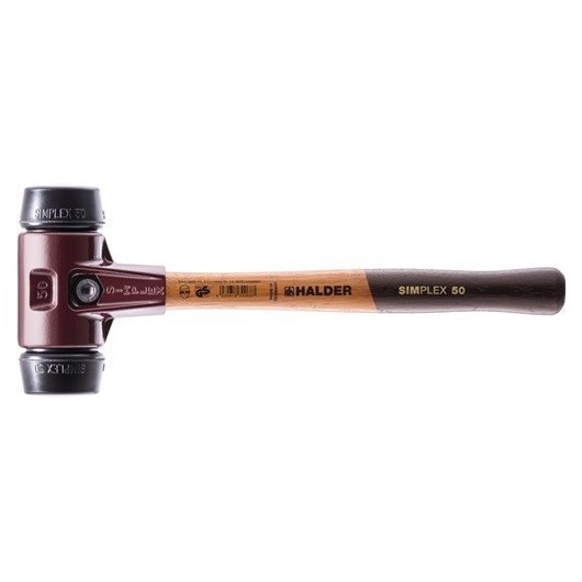 Maza Cabezas Goma Negra 60X145-405Mm M/Mad Simplex