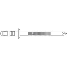 Remache Polybulb Vastago De Mandril D X L 4,8 X 16 Mm 250 Pz