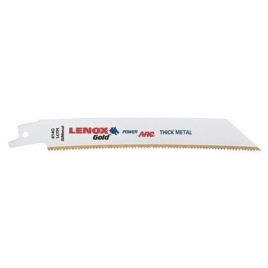 Hoja Sierra Sable 152Mm Hss Titanio Tipo 614Gr Gold Lenox