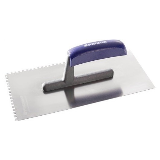 Llana Longitud 280 Mm Ancho 130 Mm Dentada 10X10 Inoxidable,