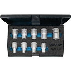 Juego De Llaves De Vaso Tx 19 E-09 9 Uds. 1/2 Pulg. E10-E24