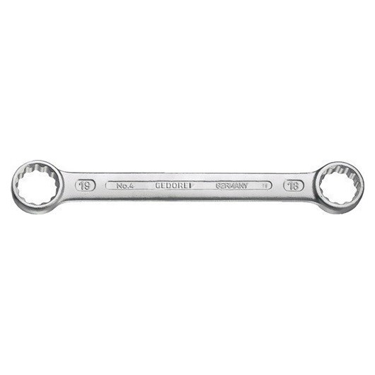 Llave De Estrella Doble 4 17 X 19 Mm 186 Mm Recta Gedore