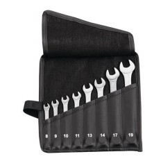 Llave Combinada 08-19Mm Bihexagonal Boca 15º Jgo 08Pz Bolsa