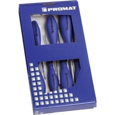 Destornilladores Jgo 7Pz: 3 Pz + 3 Ph +1 Plana M/Multicompo