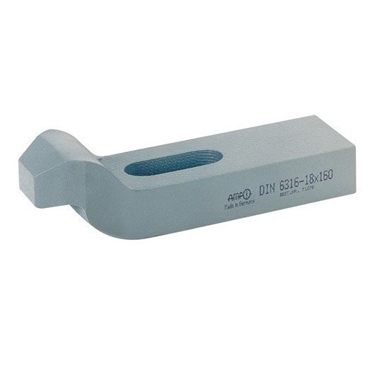 Brida Acero 6,6X60Mm Acodado Sencillo Barnizada Din 6316 Amf