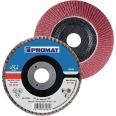 Disco Abrasivo De Laminas Diam. 125 Mm Granulacion 120 Conic