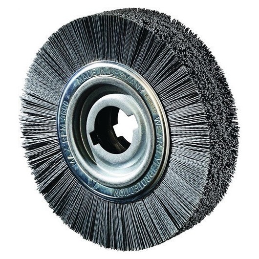 Cepillo Circular Diam. 250 Mm Grosor Del Alambre 1 Mm Sic Gr