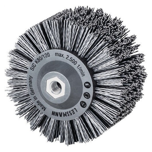 Cepillo Circular Diam. 140 Mm M14 Sic Cerdas Abrasivas Granu