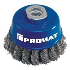 Cepillo Ind Taza Amoladora 100Mm Al Trenz Inox 0,35Mm Promat