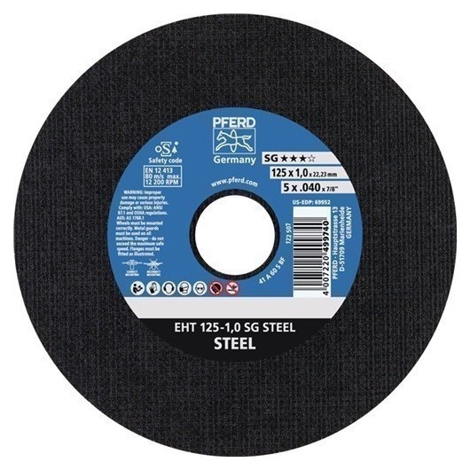 Disco Corte Sg Steel Ø115X1Mm Acero