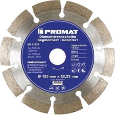 Disco De Corte Diamantado Diam. 180 Mm Perforacion 22,23 Mm