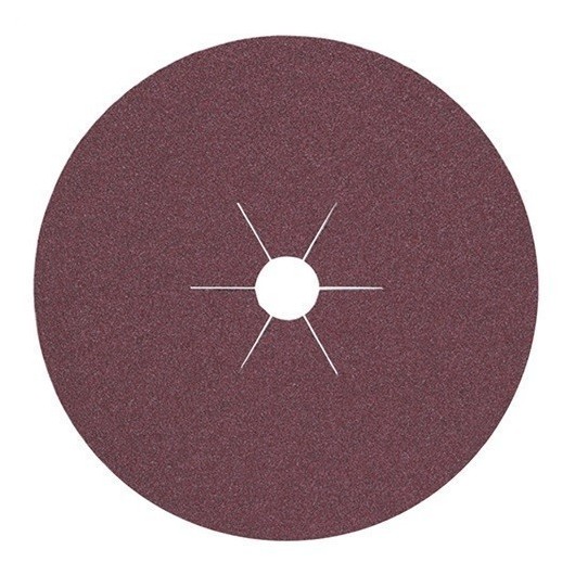 Disco De Fibra Diam. 125 Mm Granulacion 120 Para Madera/Meta