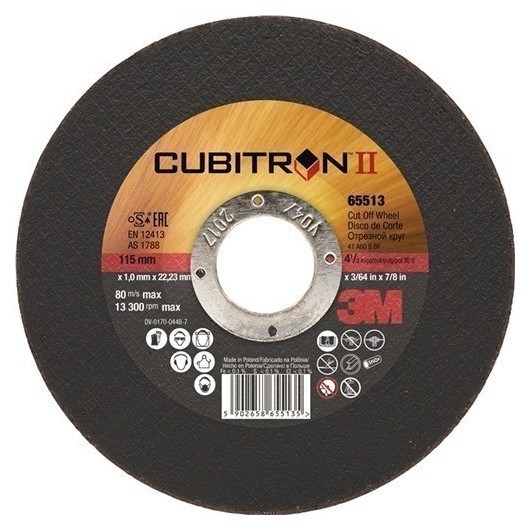 Disco Corte Cubitron Ii Ø115X1Mm