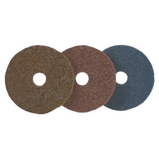 Disco De Vellon Abrasivo Diam. 125 Mm Grueso Marron Pretroqu