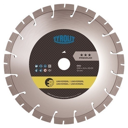 Disco De Corte Diamantado Dcu Premium Diam. 115 Mm Perforaci