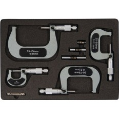 Juego De Micrometros De Exteriores Din 863/1 0-100 Mm Promat