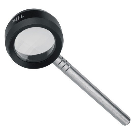Lupa Manual Tech-Line Aumento 8X Diam. Lente 28 Mm Schweizer