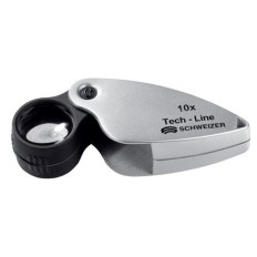 Lupa Plegable Tech-Line Aumento 8X Diam. Lente 22,8 Mm Schwe