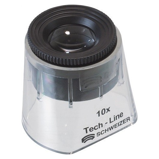 Lupa De Pie Tech-Line Aumento 10X Fix Diam. Lente 30 Mm Schw