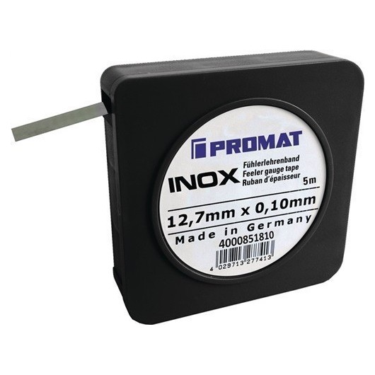 Cinta De Espesor Grosor 0,03 Mm Inox Longitud 5 Mm Ancho 12,