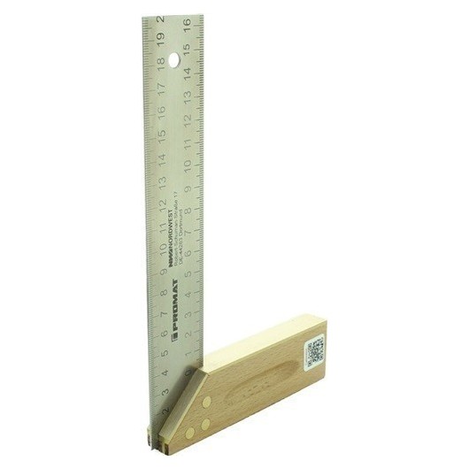 Escuadra Medic Carpintero 200Mm C/Inglete Madera/Inox Promat