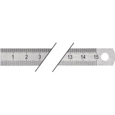 Escala De Acero Longitud 150 Mm Acero Flexible Division B 