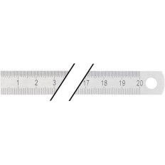 Escala De Acero Longitud 500 Mm Acero Flexible Division B 