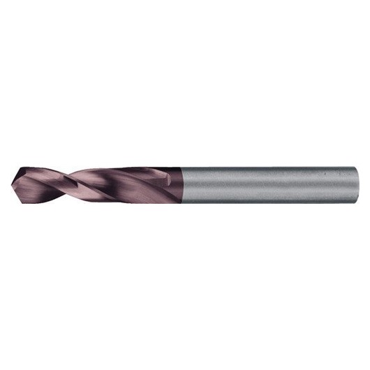 Broca Espiral Din 6539 Tipo N Diam. Nominal 10 Mm Vhm Tialn